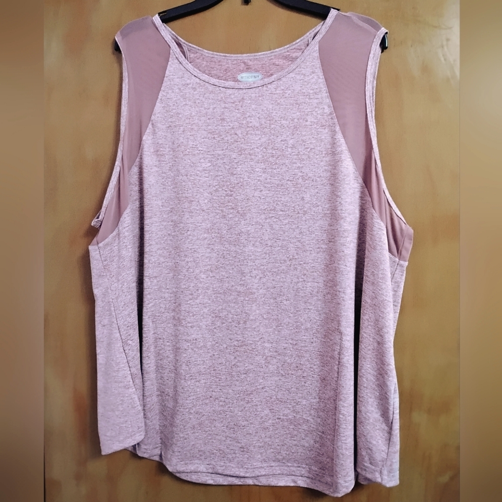 Women's Pink Sleeveless Top Sz 4XL